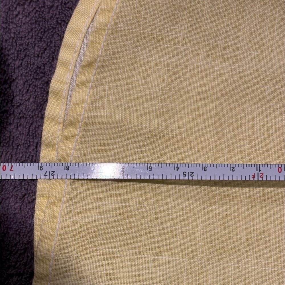 Tommy Bahama Light Yellow Casual Shirt 100% Linen - Picture 11 of 16